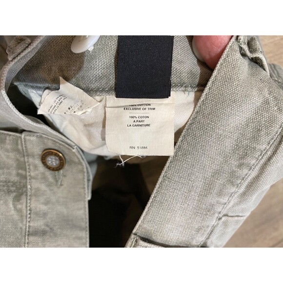 Vintage Patagonia Men's 35X32 Double Knee Gray Straight Leg Canvas Cotton Pants - Picture 3 of 9